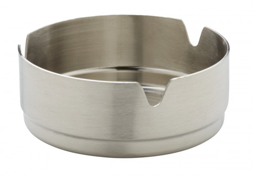 Cendrier rond inox Ø 8 cm 3 cm Pro.mundi