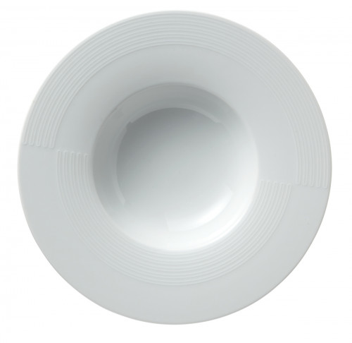 Assiette extra creuse rond blanc porcelaine Ø 27 cm Gourmet