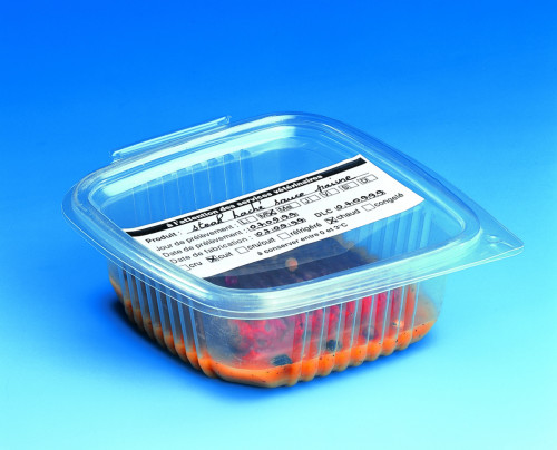 étui de 2500 étiquettes plat témoin papier 8,9x3,6 cm Non repositionnable Non décollable Alphaform (2500 pièces)