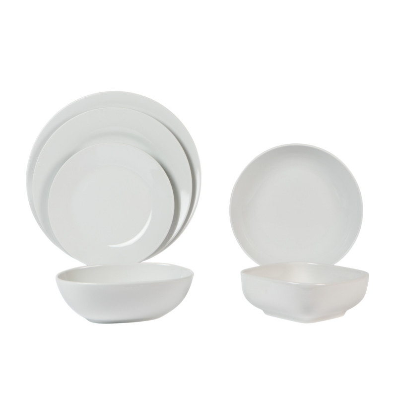 Bol rond blanc porcelaine 14 cm Bazik Essentials Collection