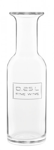 Carafe verre 25 cl Optima Luigi Bormioli