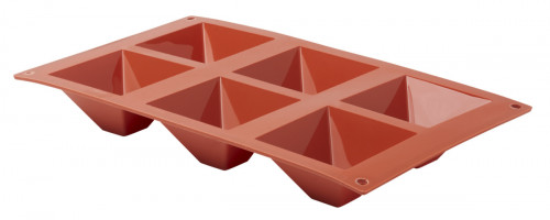 Plaque 6 pyramides silicone GN 1/3 29,5x17,5x4 cm Pro.cooker