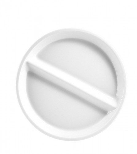Assiette régithermie rond blanc porcelaine culinaire Ø 23 cm Regithermie