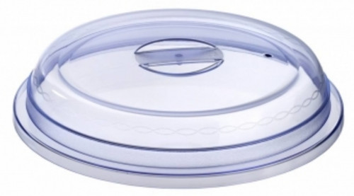 Cloche rond transparent polyamide Ø 23,4 cm Enova