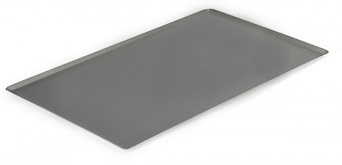 Plaque de cuisson non perforé aluminium GN 2/1 65x53 cm 2 mm Bords non pincés De Buyer