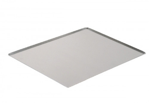 Plaque de cuisson non perforé aluminium Pâtissier 60x40 cm 1,5 mm Bords pincés De Buyer