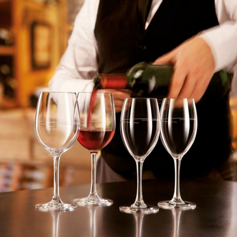 Verre à pied jaugé ellipse verre cristallin 35 cl Cabernet Chef & Sommelier