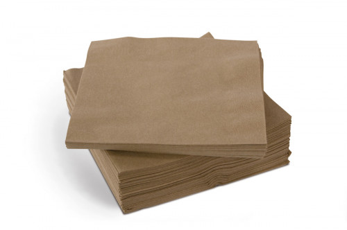 Serviette beige ouate de cellulose 39x39 cm Tork (150 pièces)