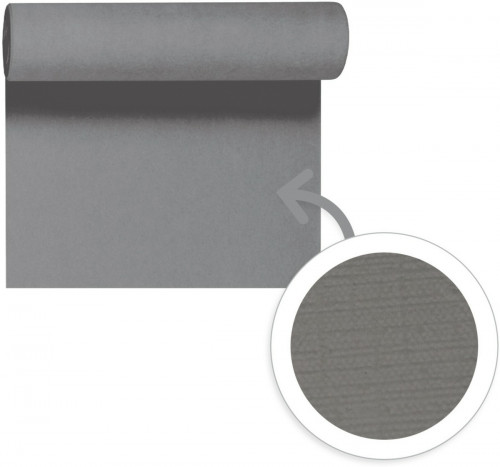 Nappe gris non tissé 180x127 cm Evolin Duni (25 pièces)