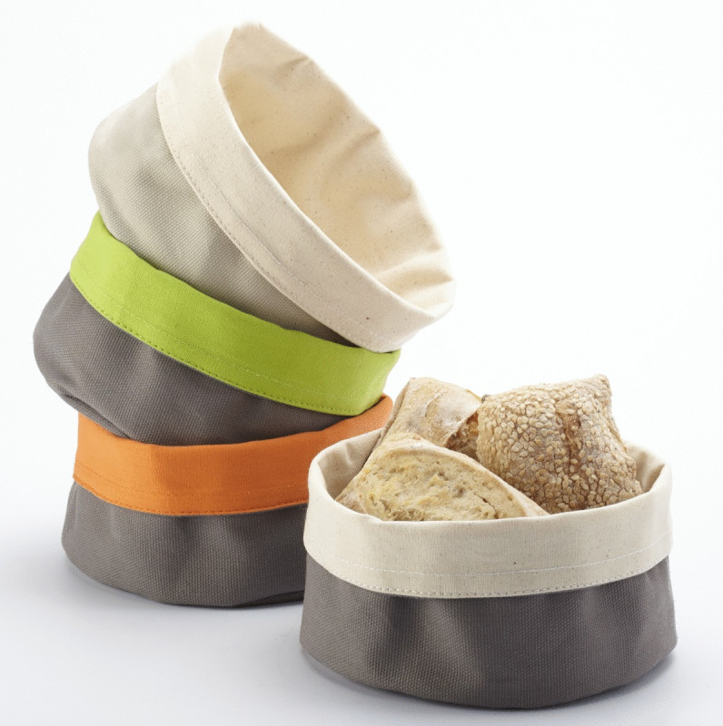 Corbeille rond beige coton Ø 17 cm 8 cm Artiss Pro.mundi
