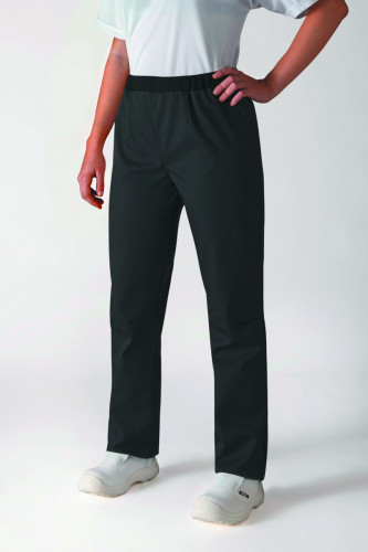 Pantalon femme noir T1 Rosace Robur