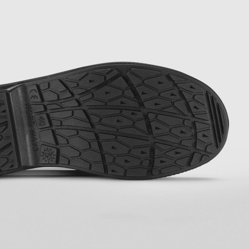 Chaussures mocassin de sécurité mixte noir 40 Tony Nordways