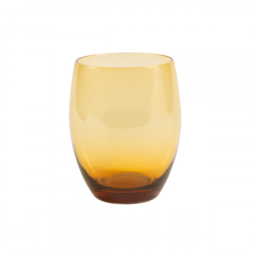Gobelet forme basse jaune verre 30 cl Baya Pro.mundi