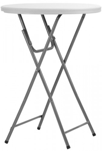 Table pliante blanc Ø 81 cm 110 cm Cocktail Flexmob