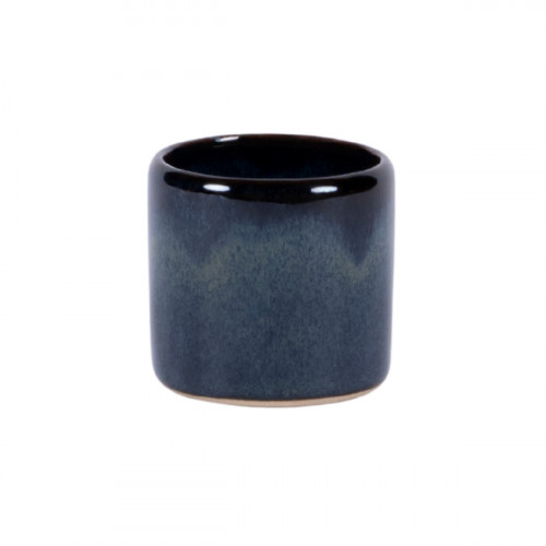 Pot à sauce rond bleu grès émaillé Ø 5 cm Gres Couleur Pro.mundi