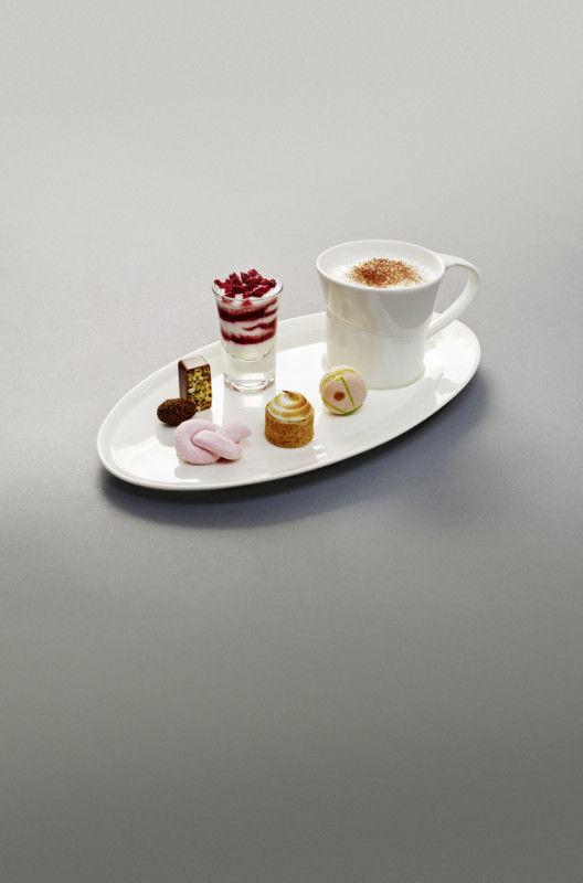 Pot à sauce rond ivoire porcelaine vitrifiée Ø 8,7 cm Giro Rak