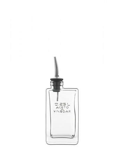 Vinaigrier transparent 7,4x5x14,3 cm Optima Luigi Bormioli