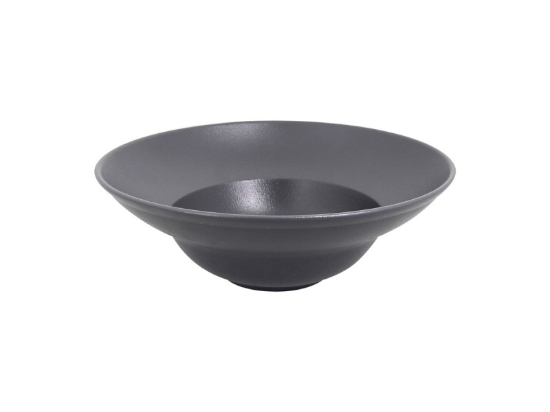 Assiette extra creuse rond Gris stone porcelaine vitrifiée Ø 26,1 cm Neo Fusion Rak