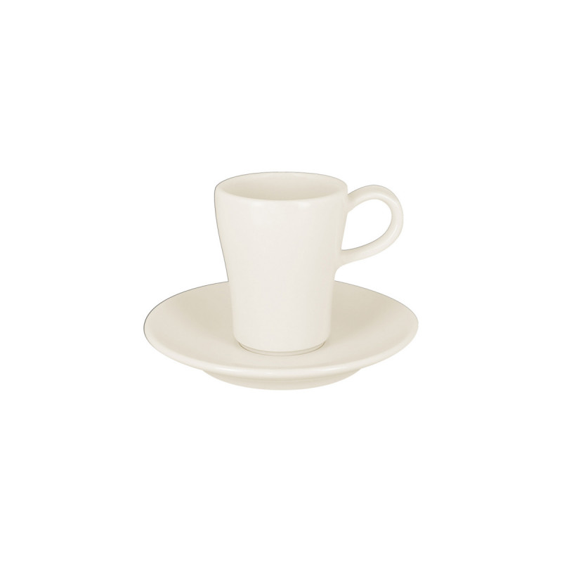 Tasse à expresso rond ivoire porcelaine vitrifiée 9 cl Ø 5,8 cm Mazza Rak