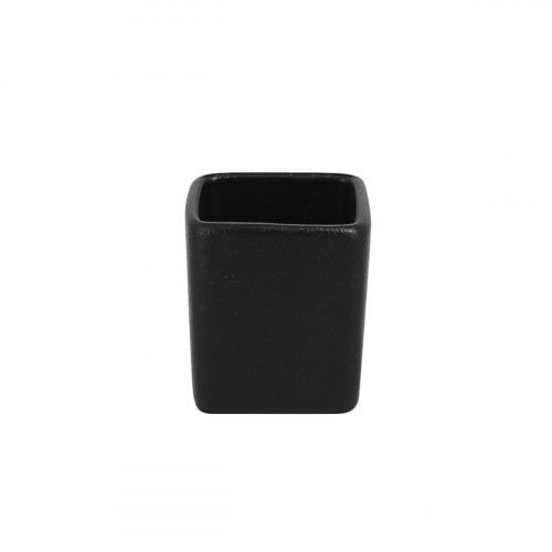 Pot à sauce carré noir porcelaine vitrifiée 5,3 cm Neo Fusion Rak