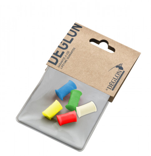 Sachet de 5 pastilles de couleurs silicone Ø 1 cm 1,5 cm Stop Glisse Deglon