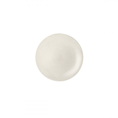 Assiette coupe plate rond ivoire grès émaillé Ø 21 cm Stone Medard De Noblat