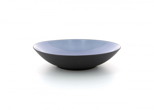 Assiette coupe creuse rond bleu porcelaine culinaire Ø 24 cm Equinoxe Revol