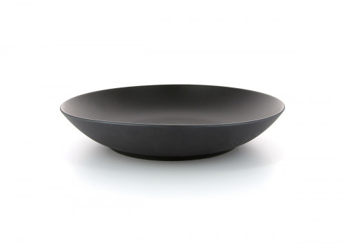 Assiette coupe creuse rond noir porcelaine culinaire Ø 27 cm Equinoxe Revol