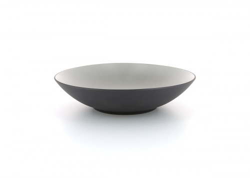 Assiette coupe creuse rond gris porcelaine culinaire Ø 24 cm Equinoxe Revol