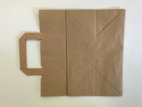 Sac cabas kraft 26x27 cm (250 pièces)