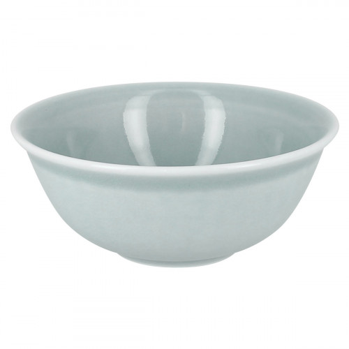 Bol rond bleu porcelaine vitrifiée Ø 16 cm Vintage Rak