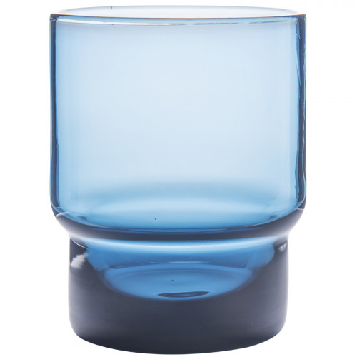 Gobelet forme basse bleu verre 22 cl Artic Pro.mundi