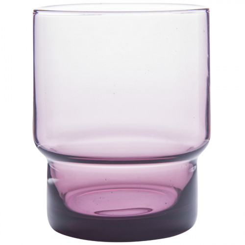 Gobelet forme basse violet verre 22 cl Artic Pro.mundi