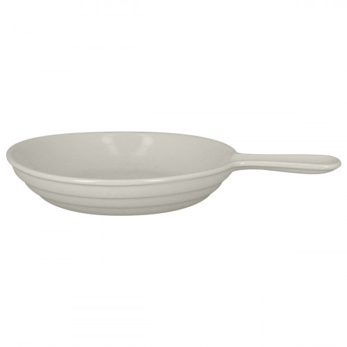 Poêlon rond blanc porcelaine vitrifiée Ø 24 cm Chefs Fusion Rak