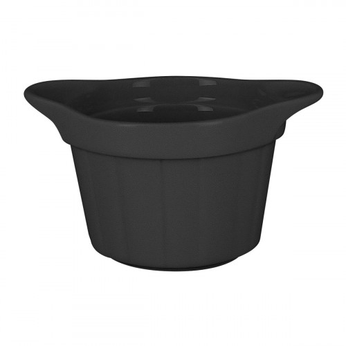 Ramequin rond noir porcelaine vitrifiée Ø 9 cm Chefs Fusion Rak