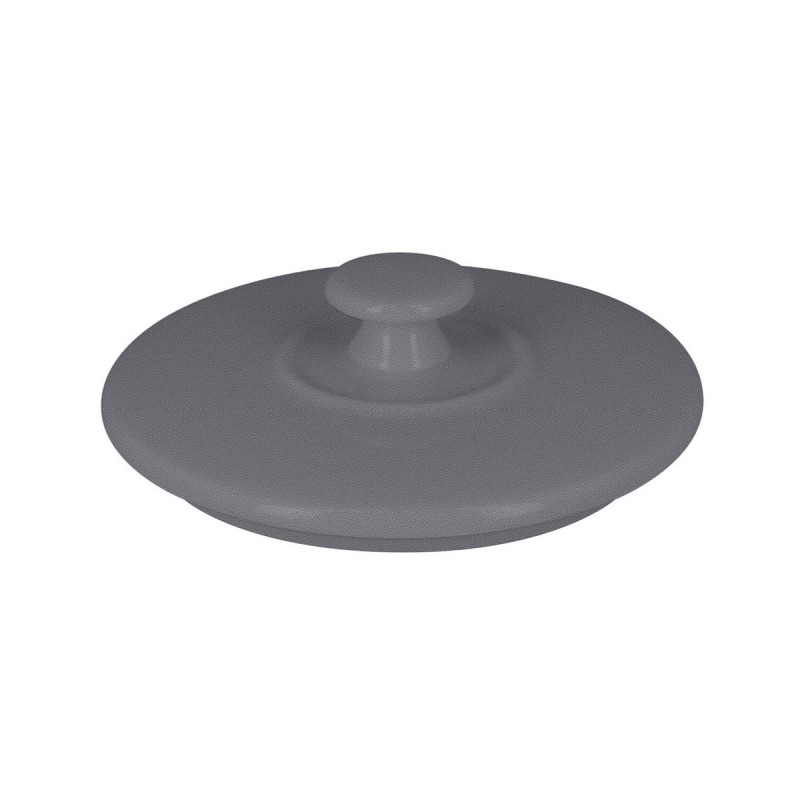 Soupière avec couvercle rond gris porcelaine vitrifiée Ø 10,8 cm Chefs Fusion Rak