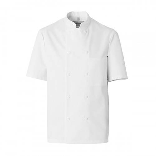 Veste de cuisine homme manche courte blanc XXL Ideal Molinel