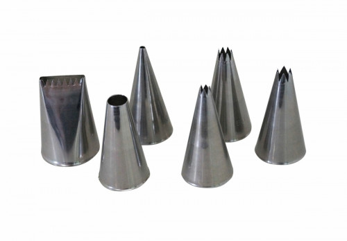 Douille inox 3,8x5,2 cm De Buyer (6 pièces)