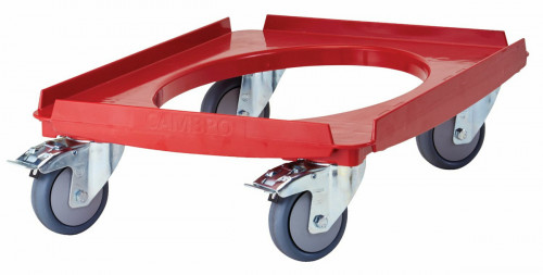 Socle rouleur sans poignée plastique 62,5x42x17 cm Cam Gobox Cambro
