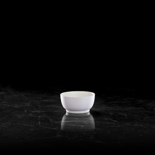 Bol rond blanc mélamine 46 cl Ø 12 cm Wave Platex