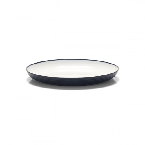 Assiette plate rond blanc mélamine Ø 26 cm Wave Platex