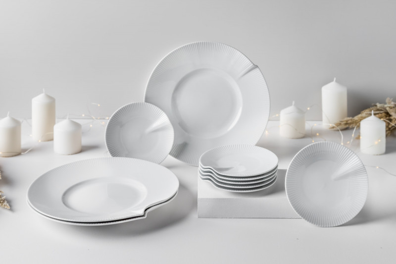 Assiette extra creuse rond blanc porcelaine culinaire Ø 26,5 cm Canopee Pillivuyt
