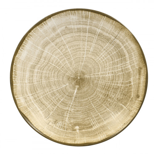 Assiette coupe creuse rond moss porcelaine vitrifiée Ø 22,2 cm Woodart Rak
