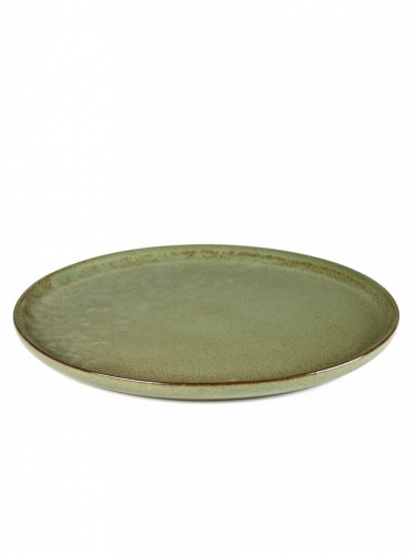 Assiette plate rond camogreen grès émaillé Ø 27 cm Surface Serax