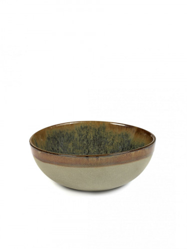 Coupelle rond gris grès émaillé Ø 13 cm Surface Serax