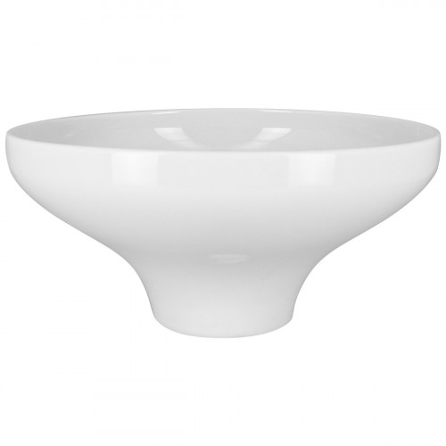 Bol rond blanc porcelaine vitrifiée Ø 12 cm Moon Rak