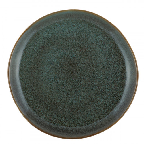Assiette plate rond vert grès émaillé Ø 20 cm Sky Pro.mundi