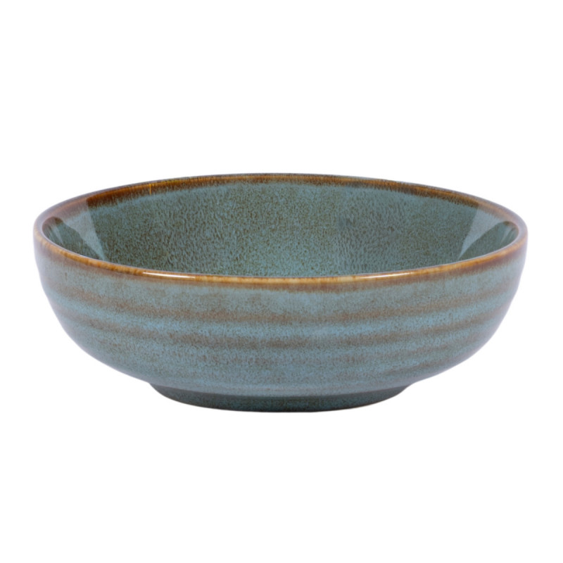 Coupelle rond vert grès émaillé Ø 14 cm Sky Pro.mundi