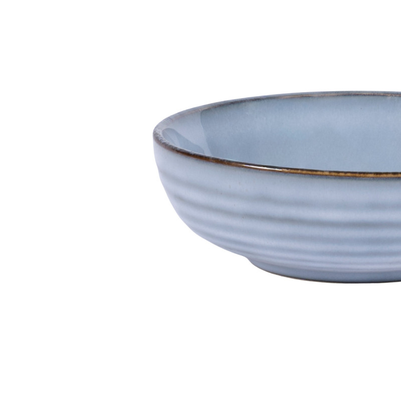 Coupelle rond bleu grès émaillé Ø 14 cm Sky Pro.mundi