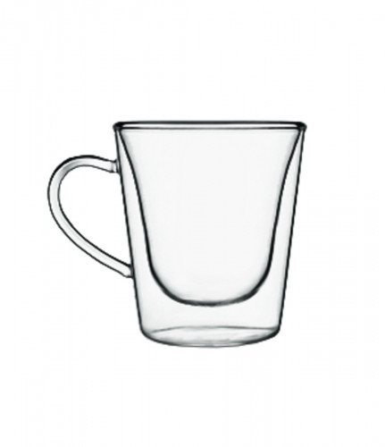 Tasse à café rond transparent verre borosilicate 12 cl Ø 7 cm Thermic Glass Luigi Bormioli